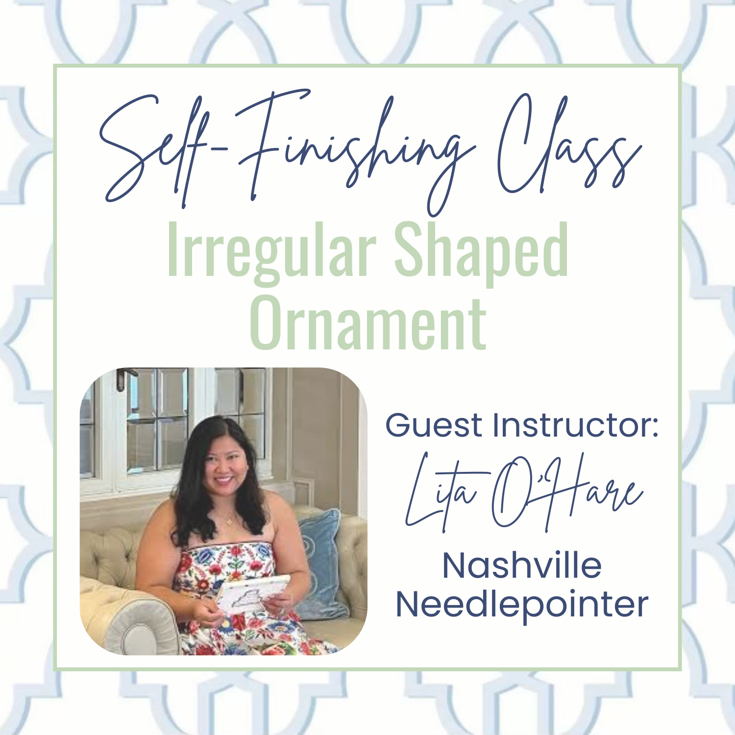 IRREGULAR ORNAMENT FINISHING CLASS