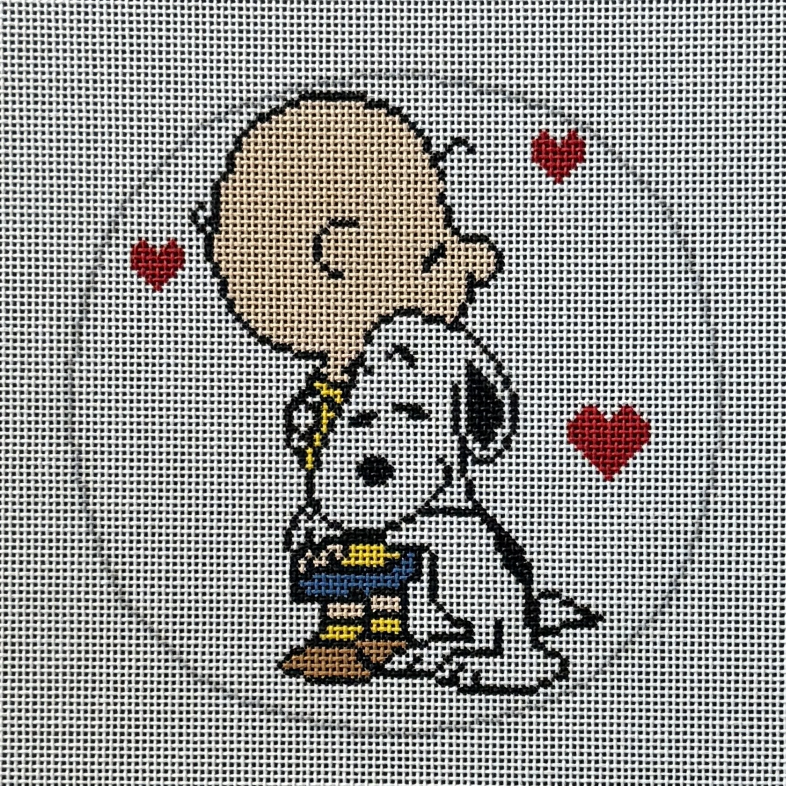 Snoopy Hugging Charlie Brown