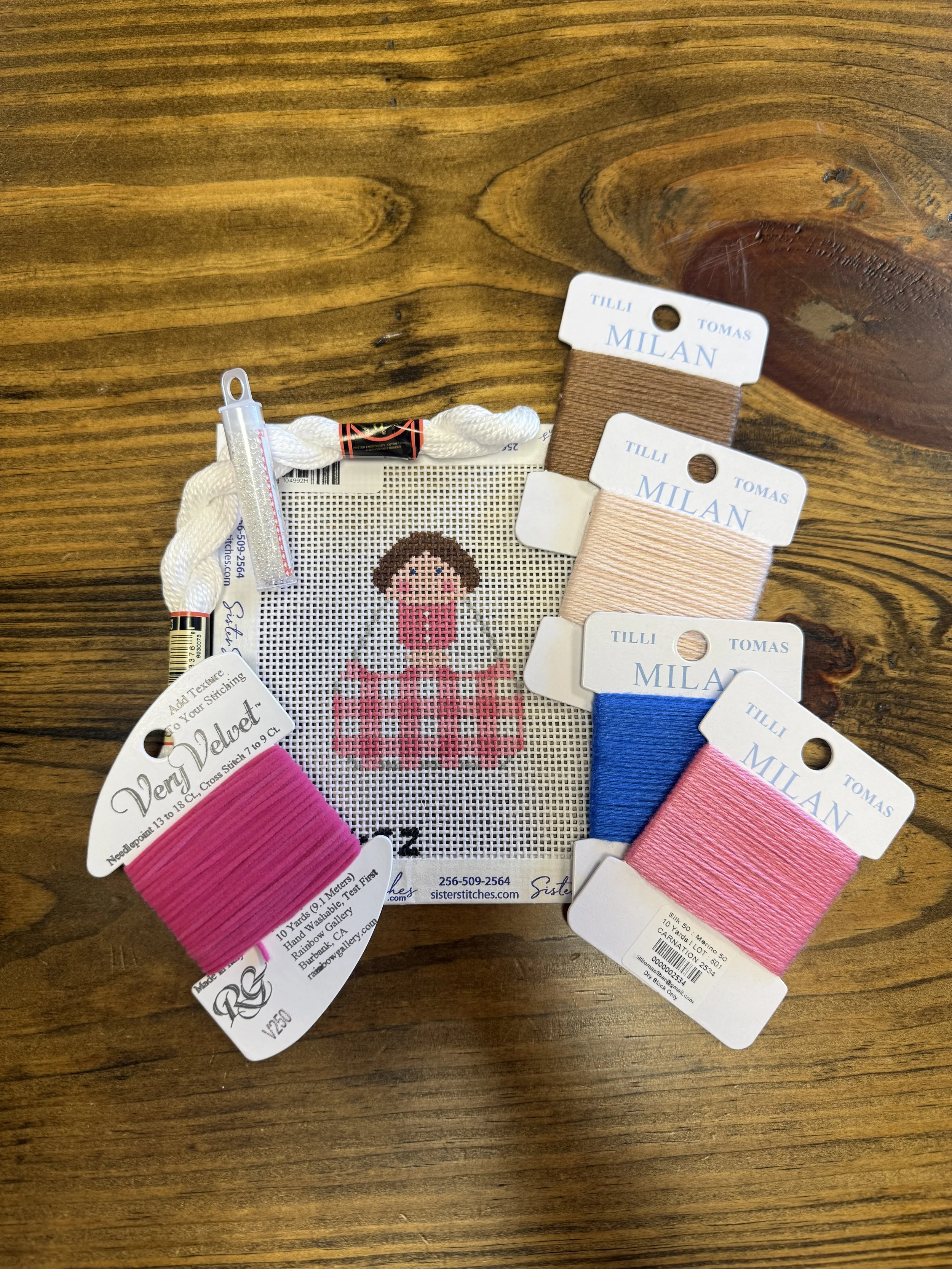 Pink Gingham Angel Class