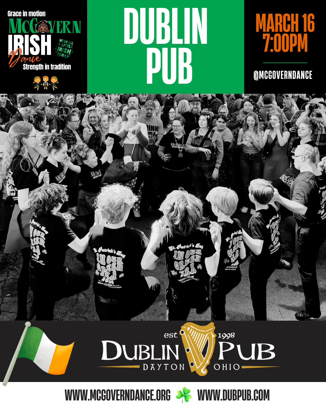 ☘️ Celebrate Green Season at the Dublin Pub Pre-Party