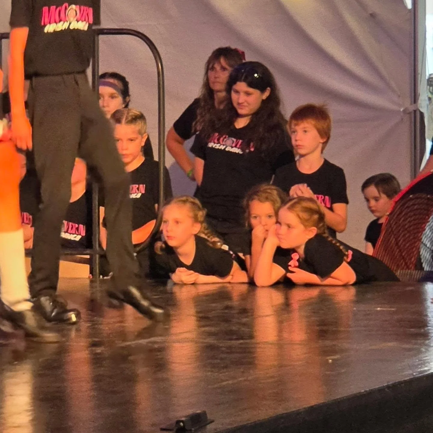 I never get tired of seeing little faces watch their older team mates dance.  Just look at the concentration.  I bet they will know these steps before they hit beginner hard shoe class!

#McGovernIrishDance  #daytoncelticfestival #performance