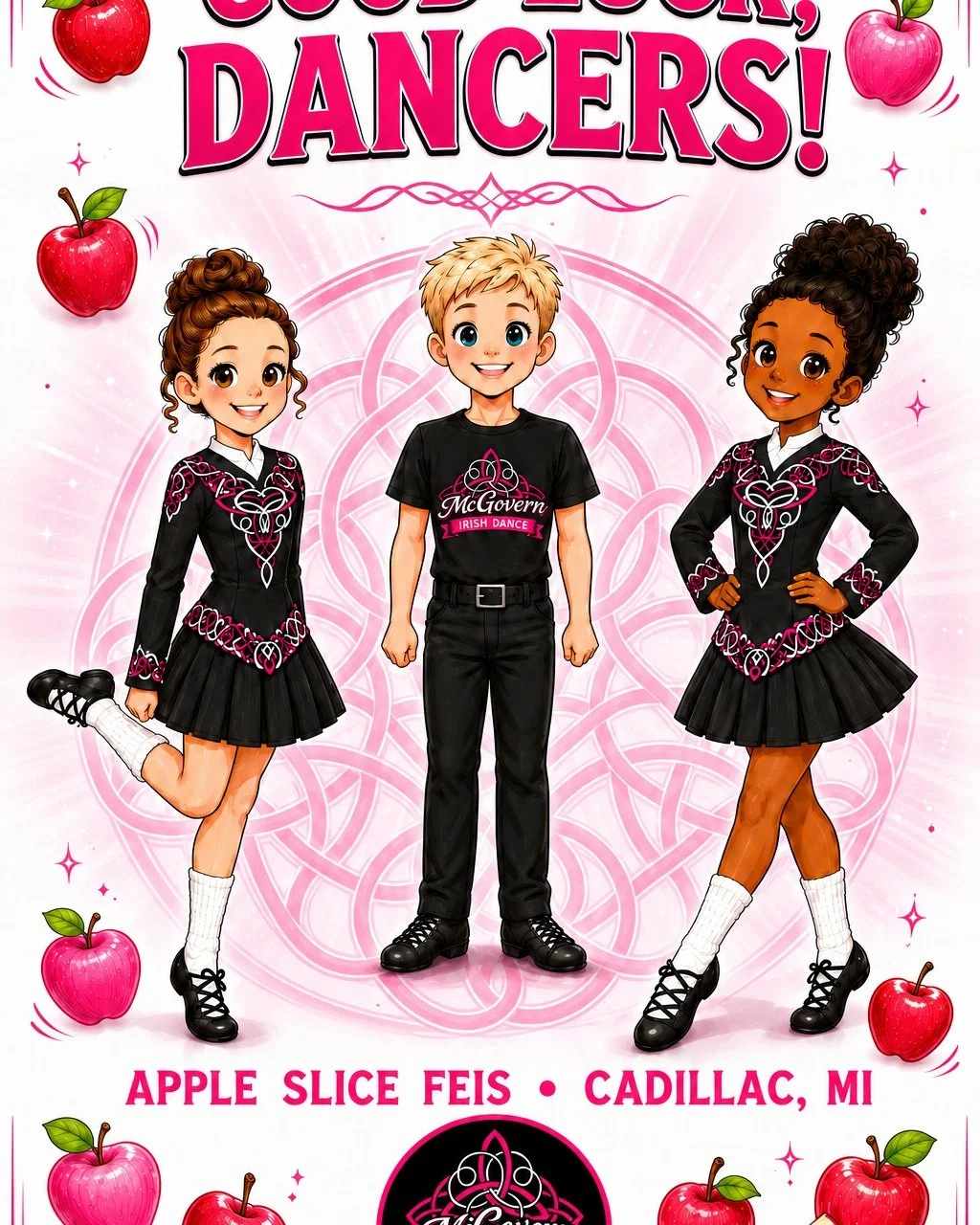 🍎 GOOD LUCK, DANCERS! 🍎

We&rsquo;re cheering on our McGovern Irish Dance competitors as they head to Cadillac, Michigan, for the Apple Slice Feis this weekend!

Dance strong, trust your training and take the stage with confidence. We&rsquo;re prou