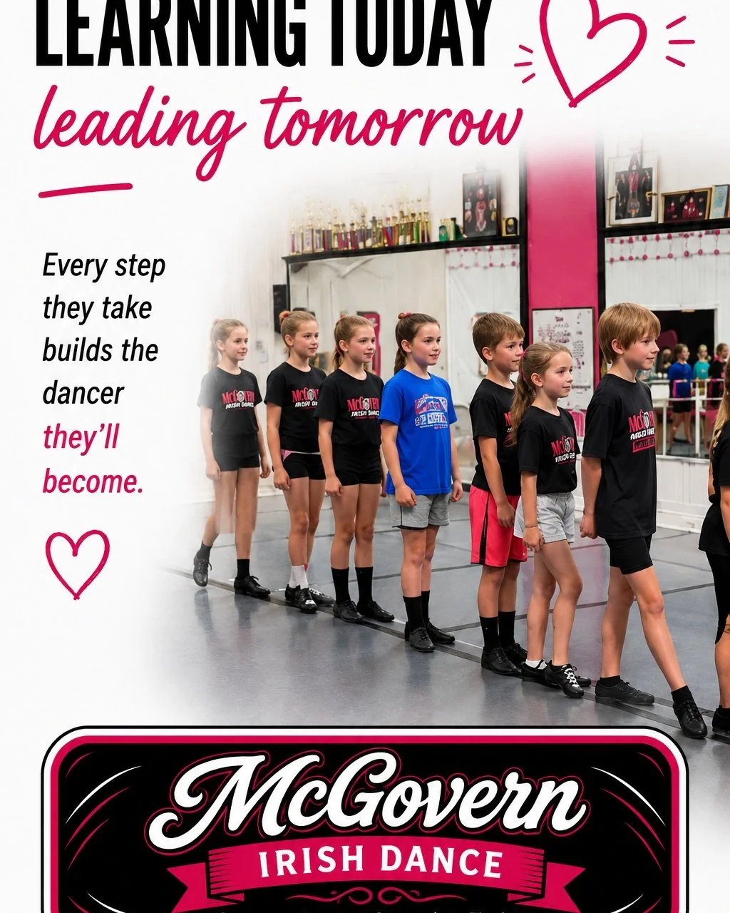 Every step they take helps build the dancer&mdash;and the person&mdash;they&rsquo;ll become. 💗

At McGovern Irish Dance, children learn much more than steps. They build confidence, discipline, friendships, teamwork, and leadership skills that stay w