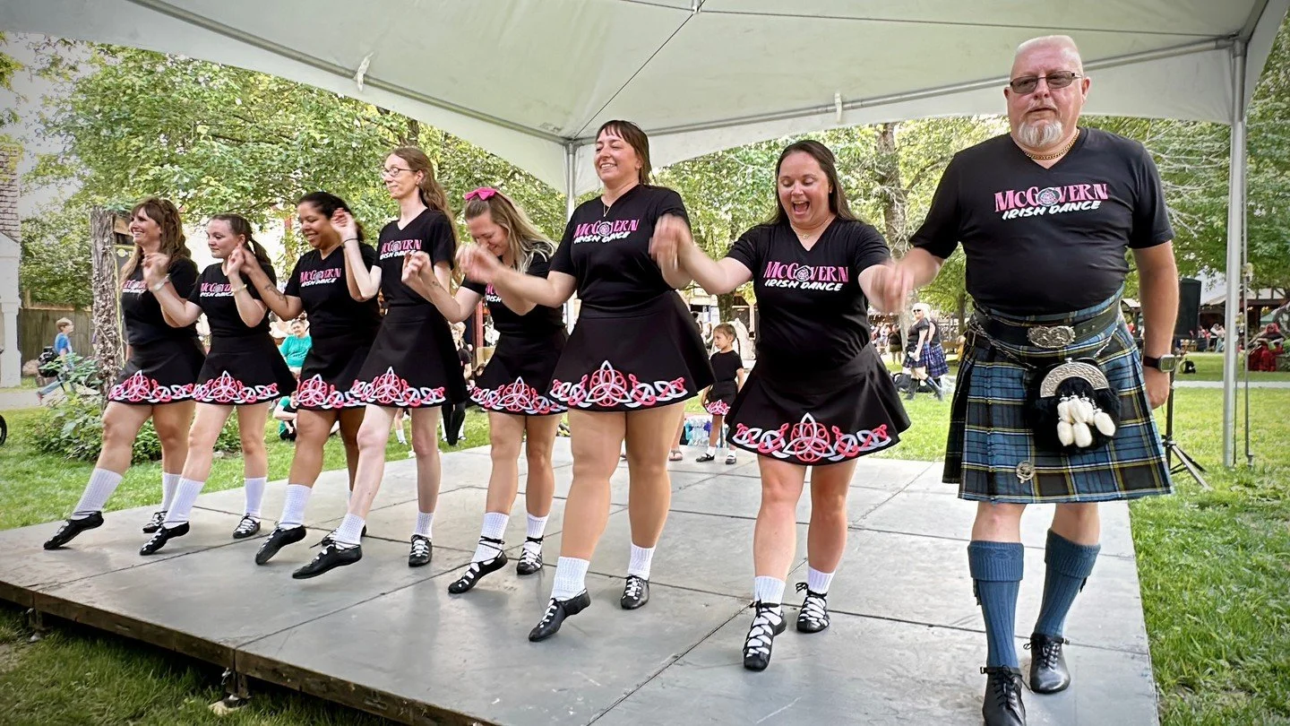 This is adult Irish dance at McGovern: great music, lots of movement, genuine friendships&mdash;and plenty of laughter along the way! 💗

You do not need to be a certain age, size or fitness level to begin. You do not need previous dance experience. 