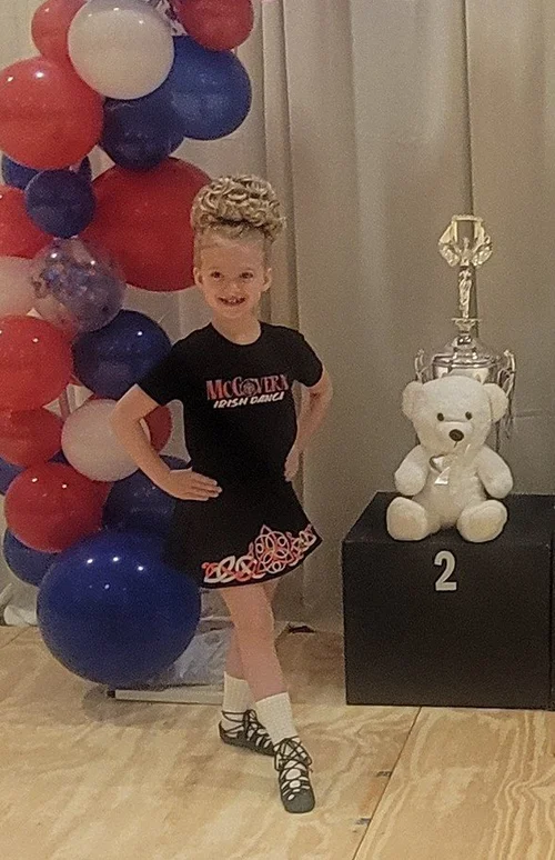 Young McGovern Irish Dance dancer