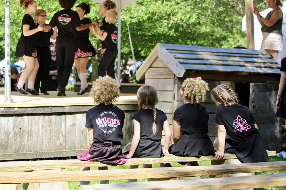 Young dancers at a performance