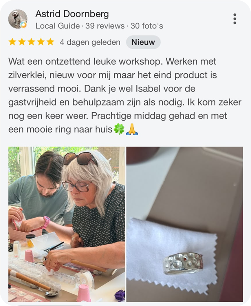 Leuke workshop in Enschede
