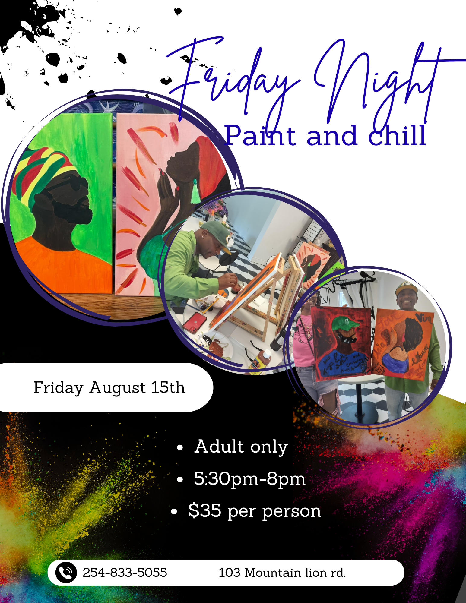 Friday Night Paint & Chill 8/15/25
