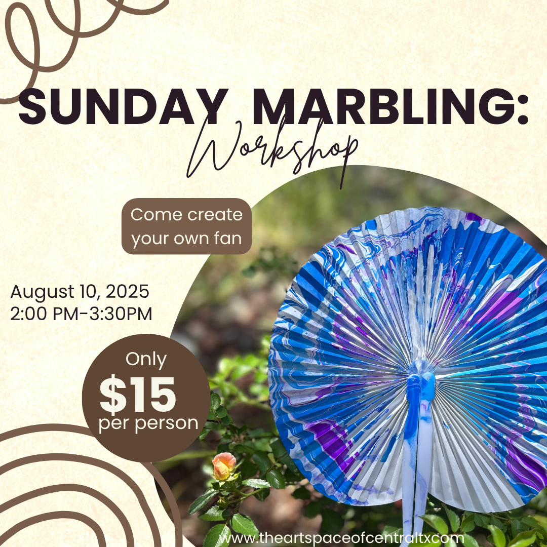 Sunday Water Marbling:Create your own Hand fan!