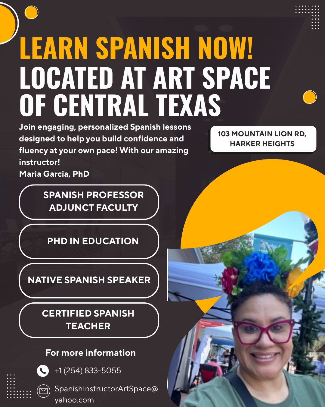 Spanish Lessons at The Art Space