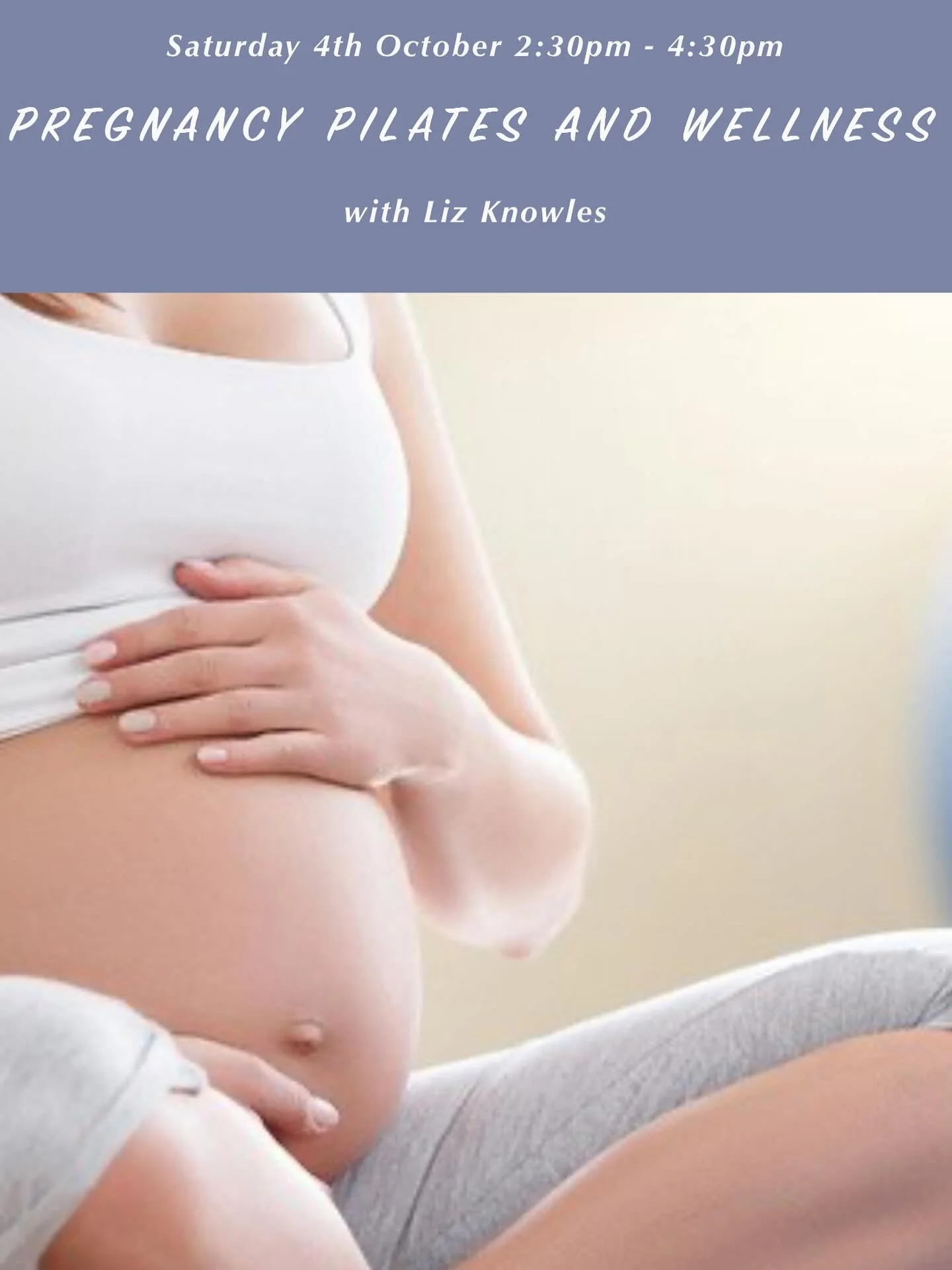 Really looking forwards to bringing this Pregnancy Pilates and Wellness event to New Energy Yoga in October.
I’ll be leading us through an hour of physio-led prenatal pilates, answering any pre and postnatal questions over tea and snacks and c