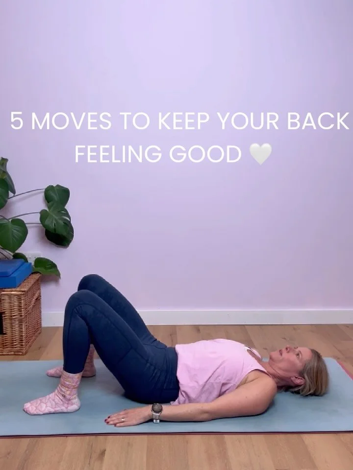 Try these back stretches with some slow deep breathing, working intuitively within your limits of comfort. 

Sometimes the first 1 or 2 can feel uncomfortable, if it doesn&rsquo;t improve as you move it needs modification or its not for you today 🤍
