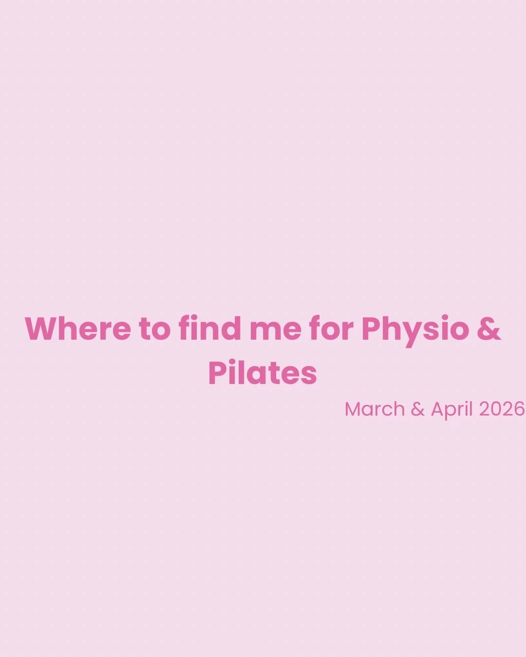 Reach out if you&rsquo;d like to join me for a pelvic floor or prenatal workshop, matwork pilates or physio, I&rsquo;d love to share my passion for feeling well 🫶

#pelvicfloor
#womenshealth
#winchester
#pilates
#physiotherapist