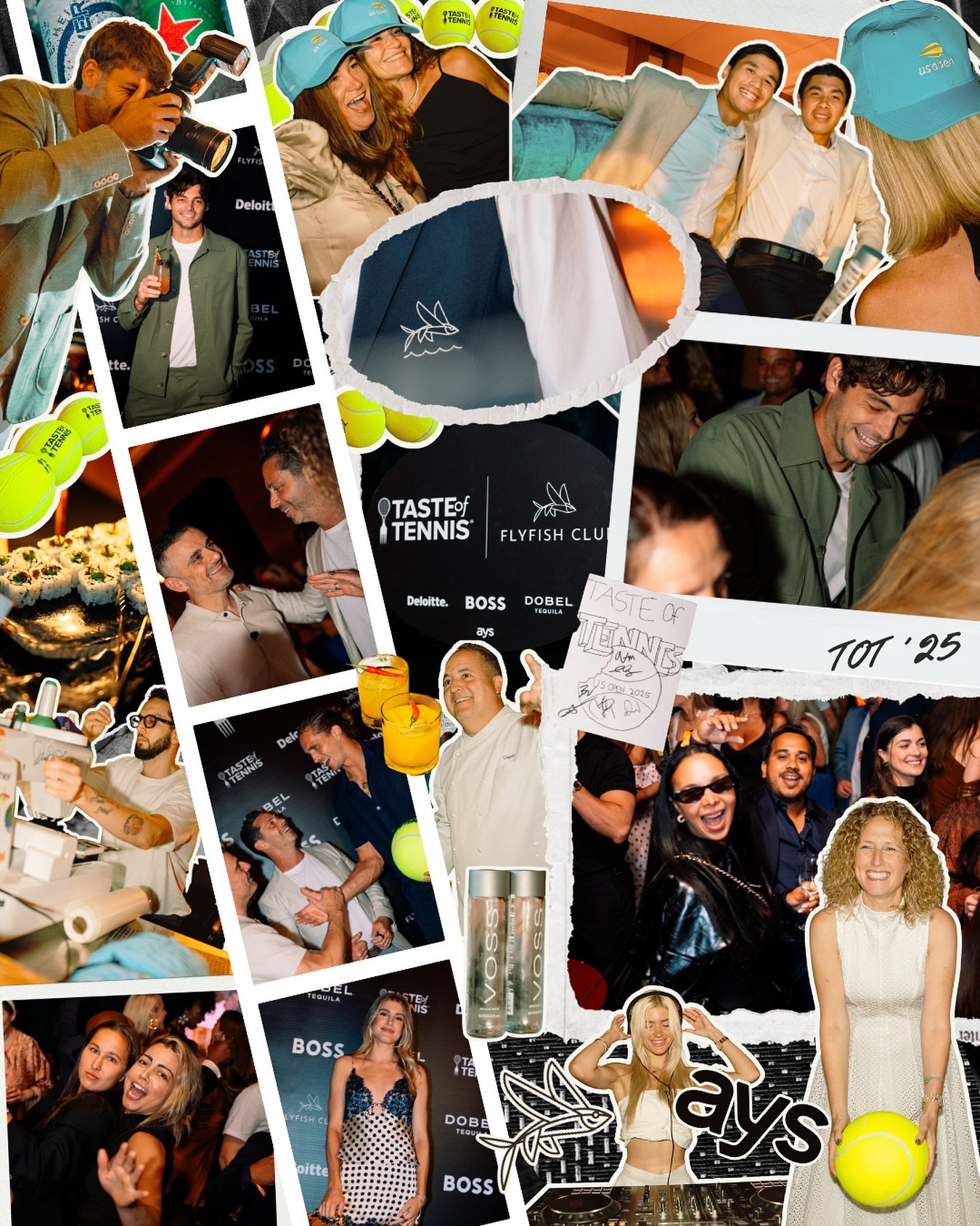 August in NY is all about tennis but we say it&rsquo;s about Taste too🍴✨