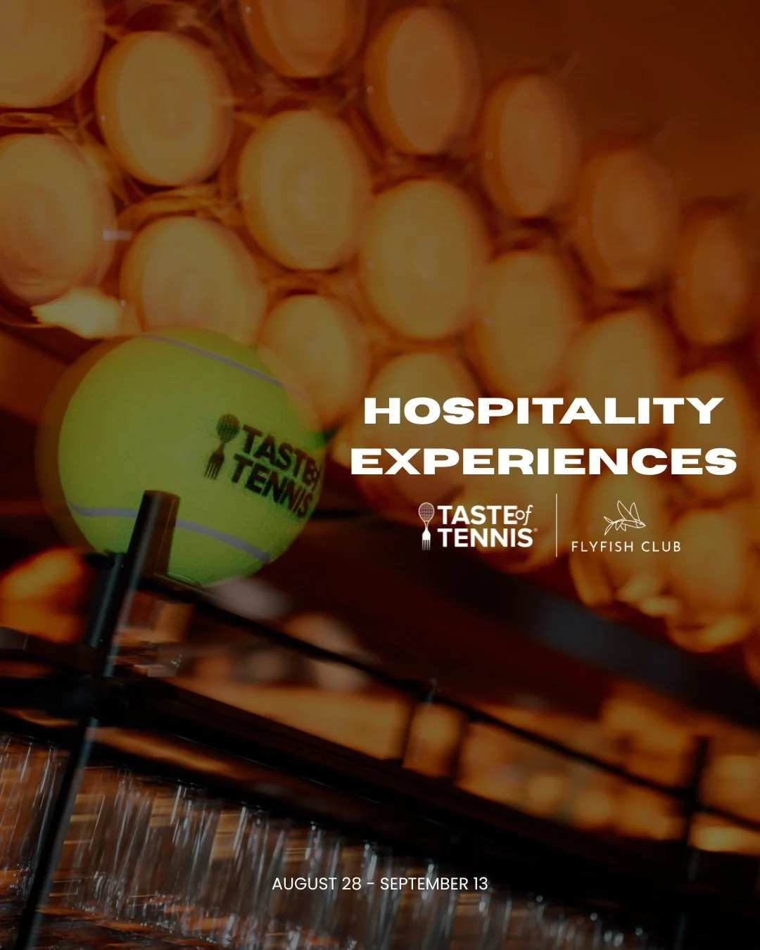 Where New York&rsquo;s most passionate tennis insiders gather off the court.

Available hospitality experiences include Watch Parties, Cooking with Capon, Chef in Residence, Cocktail Partnerships, Champions Dinner Series, Gifting Suite, and special c