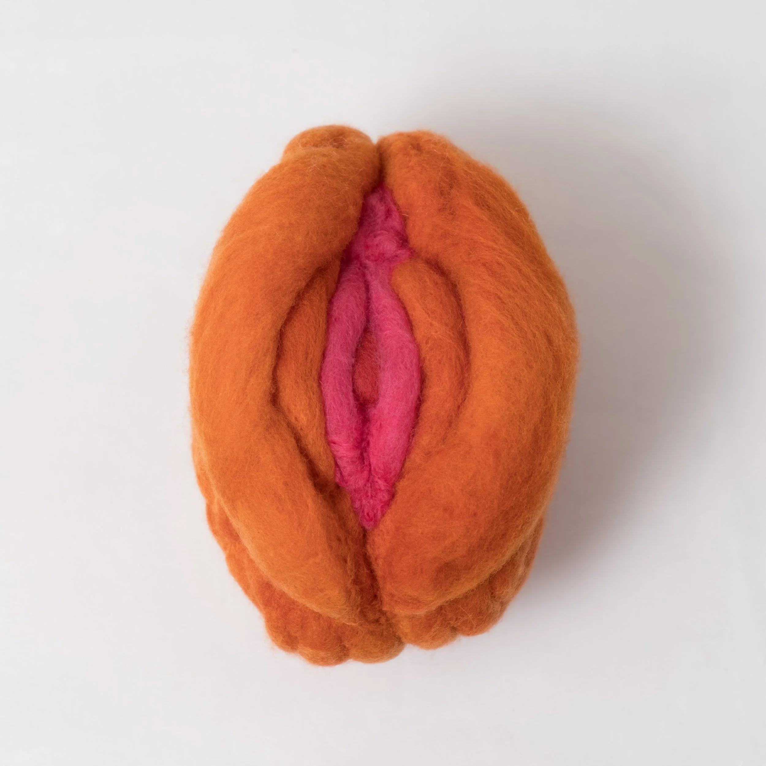 Buddhist nun. Felt.11x10.5x14cm.jpg