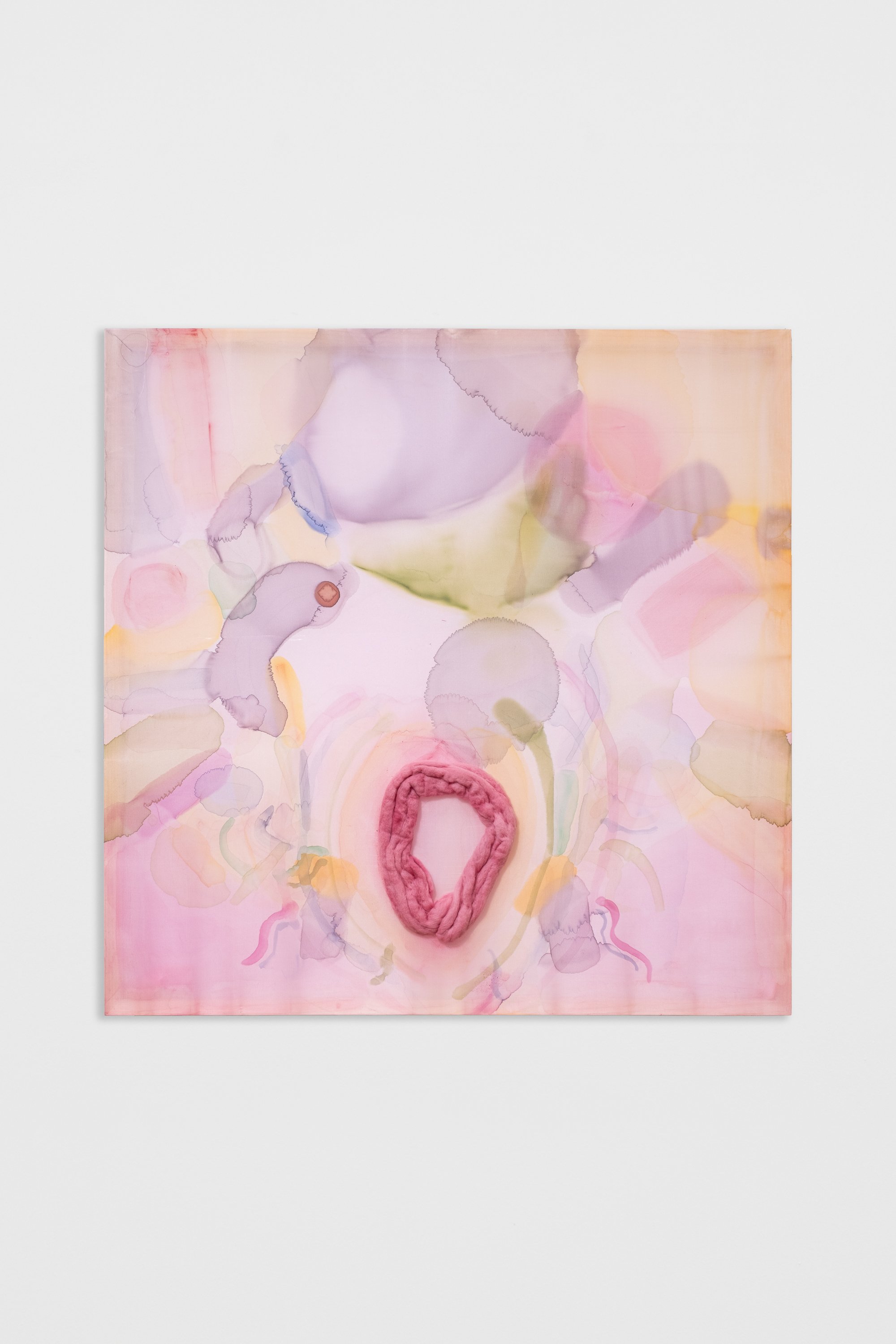 Happy Haploids, 2024. Mixed media - 110x110cm