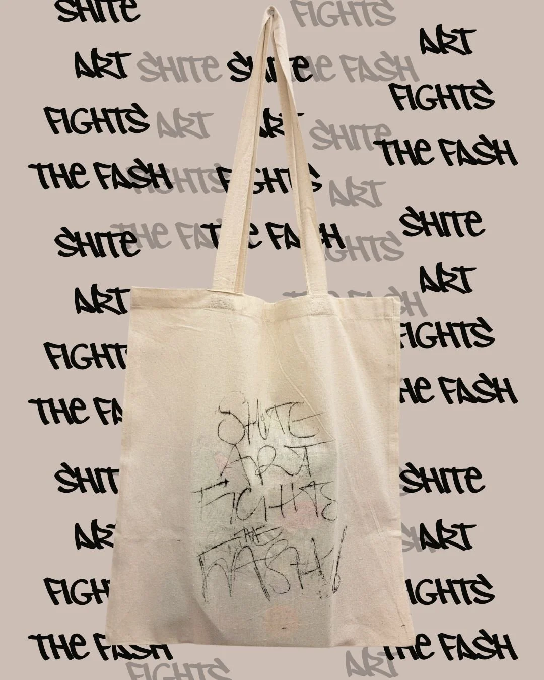 Shite Art fights the Fash - Tote Bag
