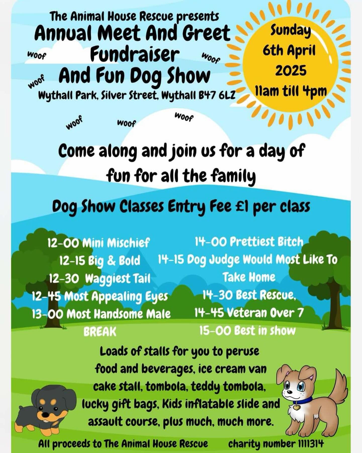 Join us this Saturday for our first event of the year. Packed full of fun with dog shows, food vendors, stalls and kids entertainment along with some sunshine. Bring your dog along and come and see us for a fitting 🦮💗 #bennyandflo #dogshows #barkin