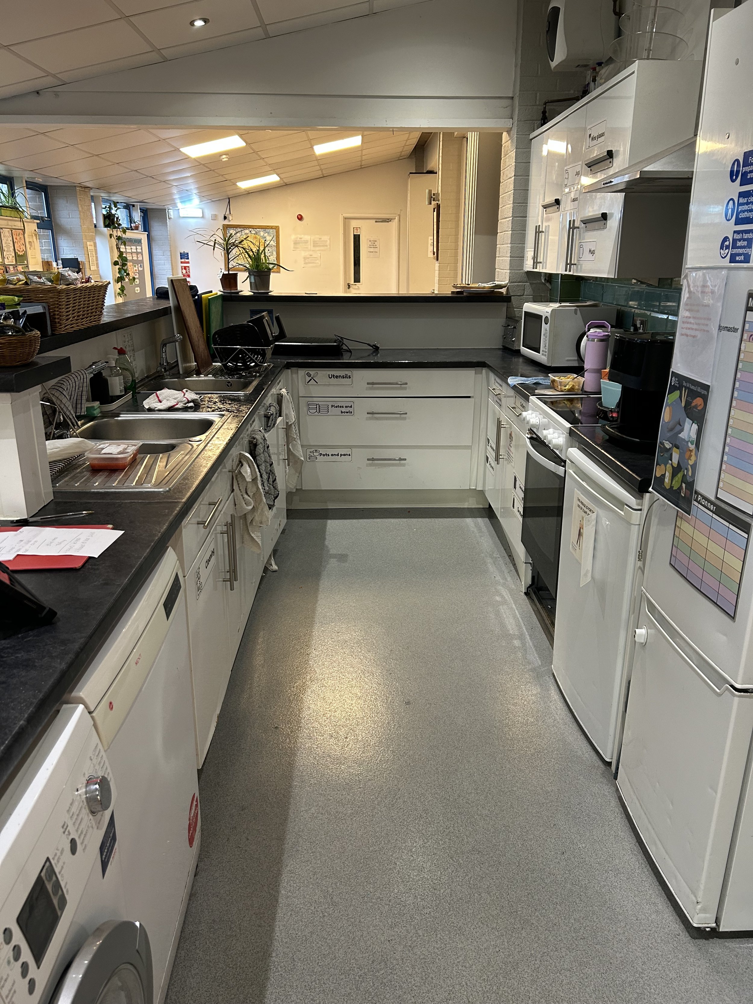 A photo of the kitchen cafe area at The Bridge