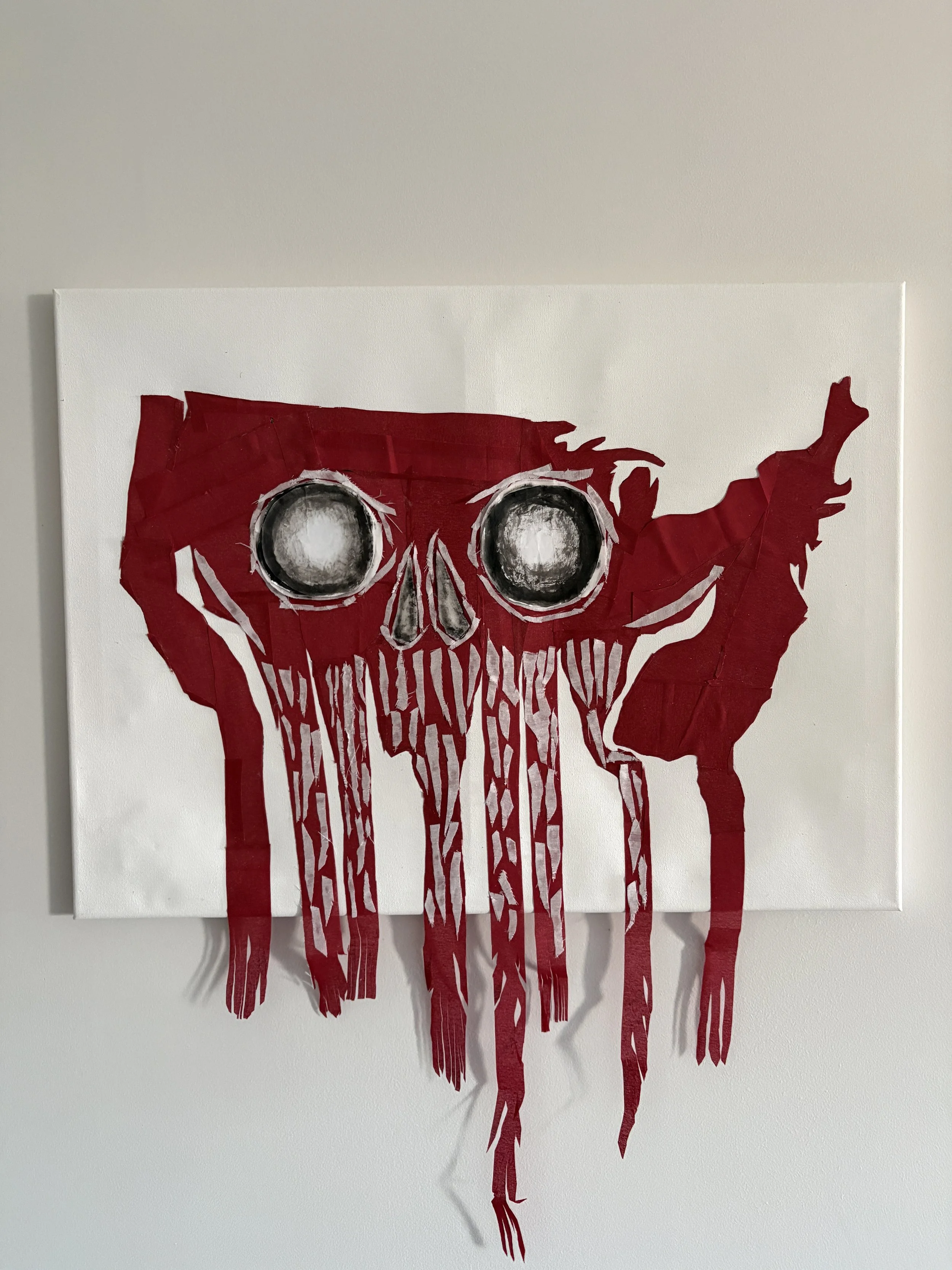 "You Look Kind Of Dead", Fabric On Canvas, 2026