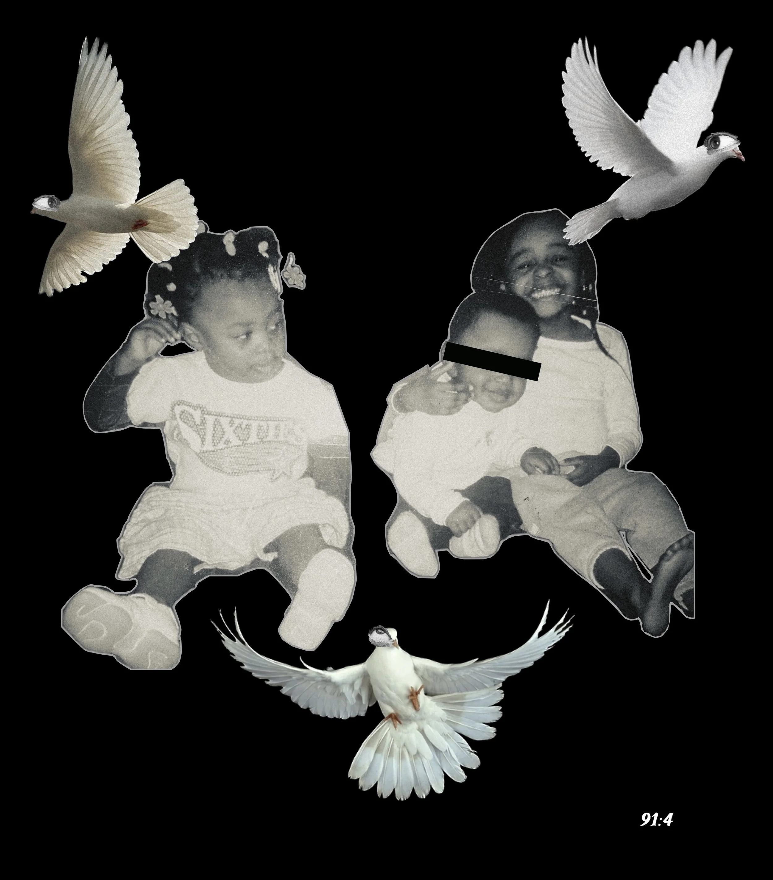 "91:4", Digital Collage, 2025