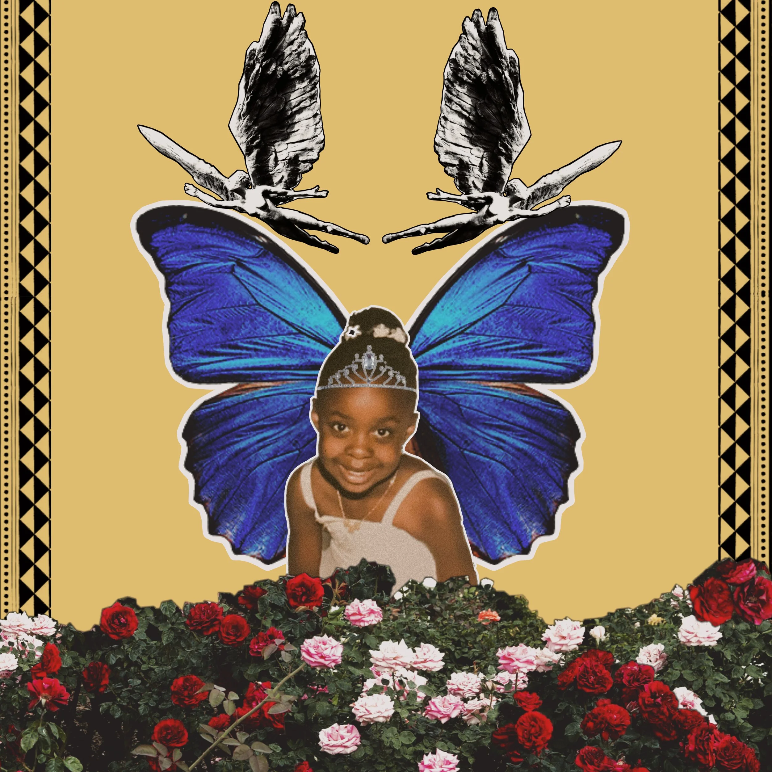 "Princess Shekinah", Digital Collage, 2025
