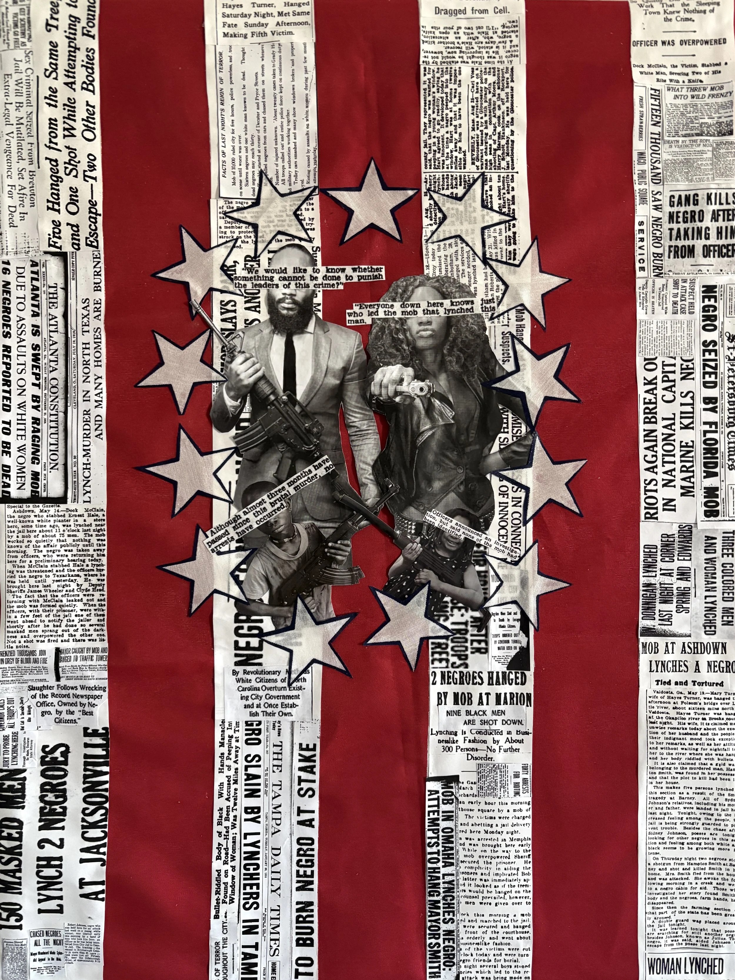 "White Culture" Mixed Media Collage, 2026