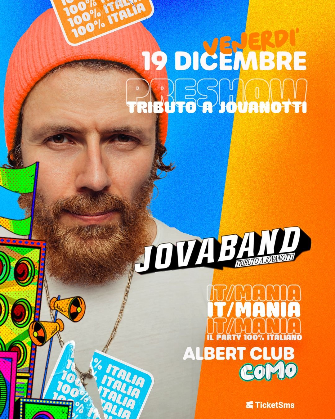 🎤🇮🇹 Venerd&igrave; 19 Dicembre &ndash; ALBER Club, Como
Si torna a cantare&hellip; e ad aprire la serata ci pensa la Jovaband ☄️

Un live carico di energia con tutte le hit del Lorenzo Nazionale, per scaldare la pista prima del party 100% Italiano