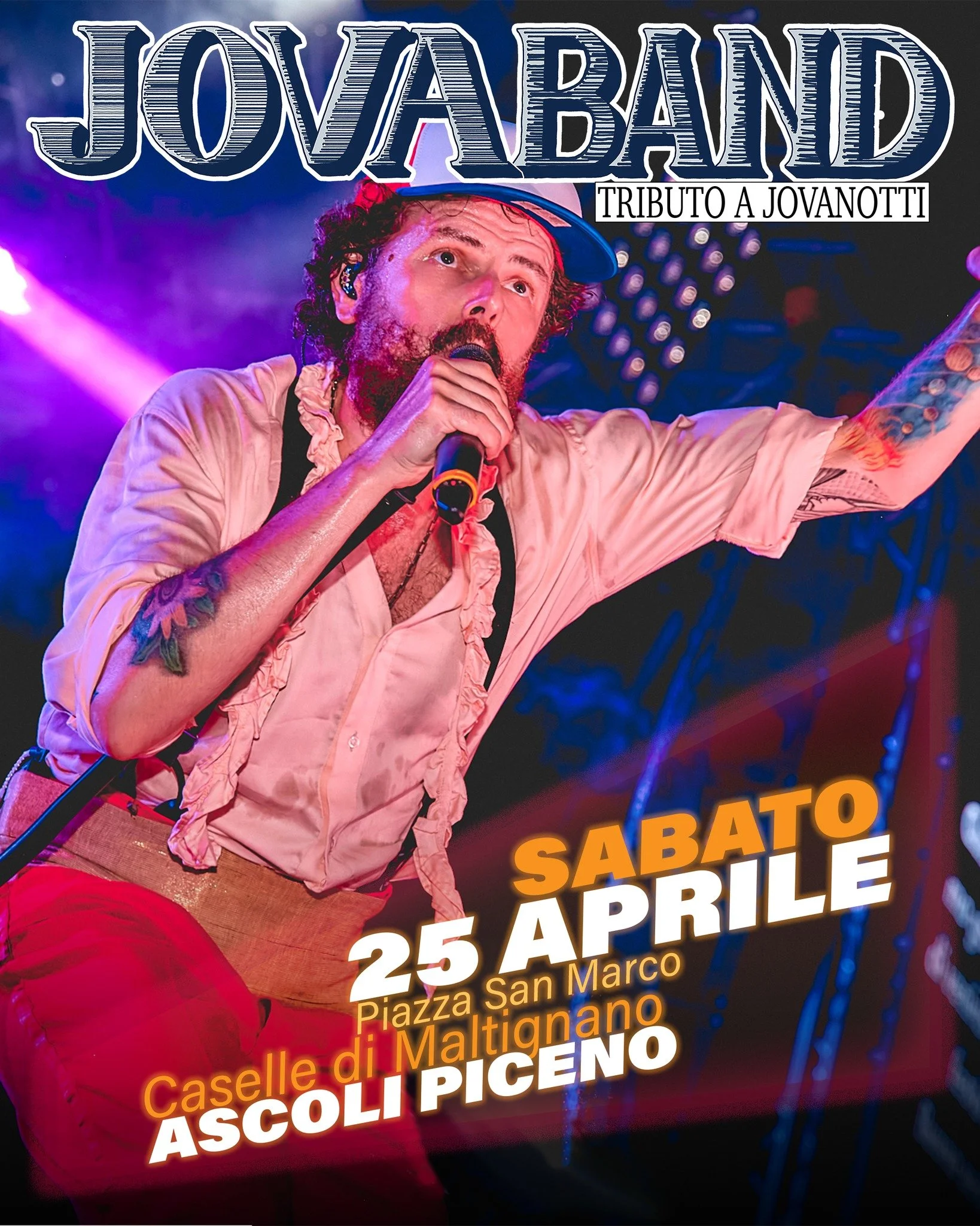 La festa sta arrivando a Maltignano! ⚡️🚐

Sabato 25 aprile portiamo l'energia della JOVABAND in Piazza San Marco. Costumi di scena pronti e una scaletta che non vi far&agrave; stare fermi un secondo.

📍 Piazza San Marco, Maltignano
🗓️ Sabato 25/04