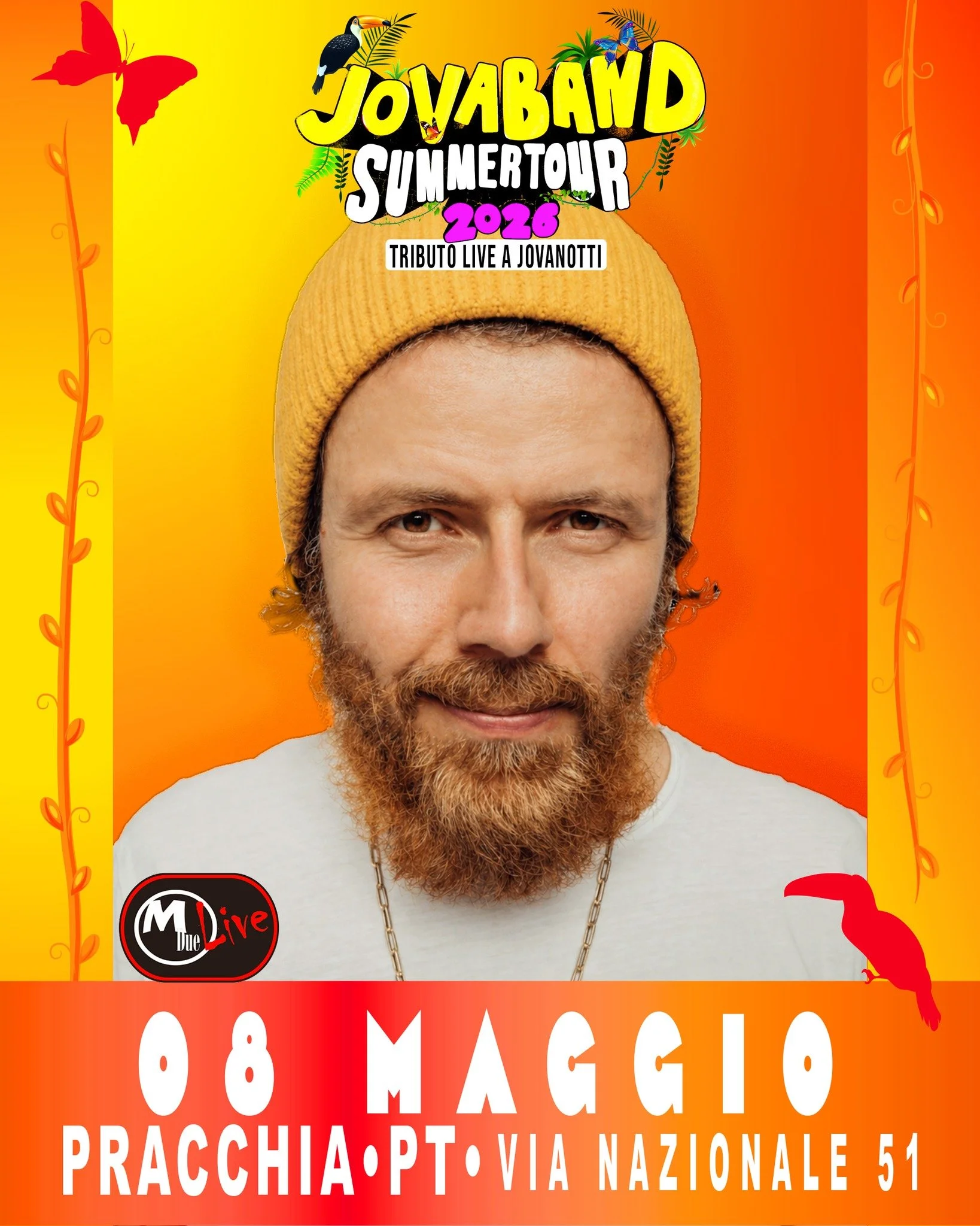 Pracchia, accendiamo il volume! ⚡️ Venerdi 08 Maggio il collettivo Jovaband arriva da voi. Cassa dritta e la festa di Lorenzo a due passi da casa!

#Jovaband #SummerParty2026 #SpiritoJova #Jovanotti #LorenzoJovanotti #JovaBeachParty #TributeBandItali