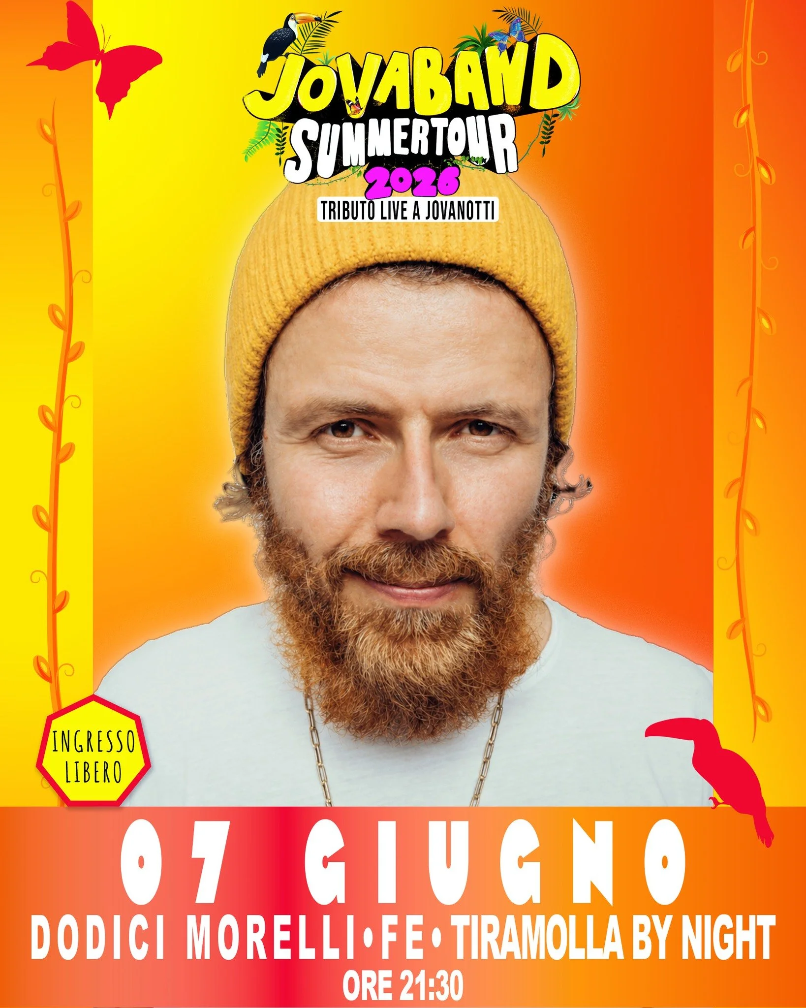 Domenica sera? Si salta. ⚡️
Il 7 Giugno il tour sbarca a Dodici Morelli (FE). Nessuna scusa per restare a casa: cassa dritta, energia pura e un ingresso totalmente gratuito per chiudere il weekend senza voce.

📍 Area Feste - Start 21:30

#Jovaband #
