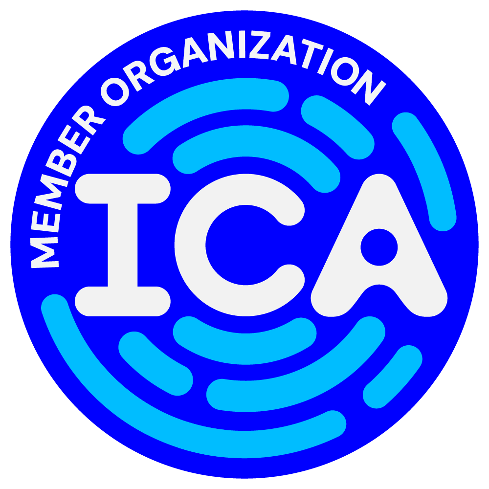 Illustrasjon hvor det står Member Organization ICA.