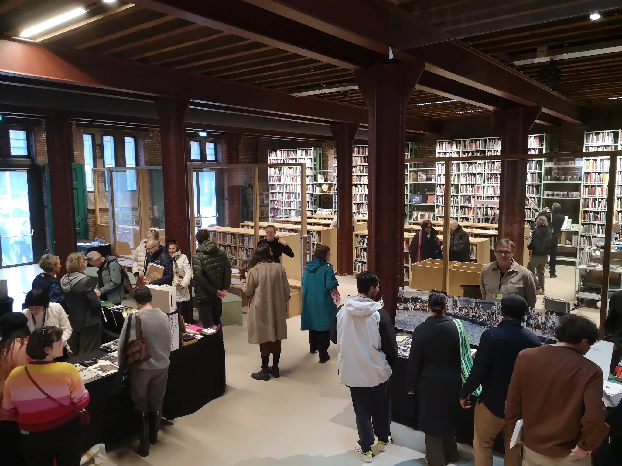 Part of the Unseen photo book fair at Nederlands Fotomuseum in Rotterdam.