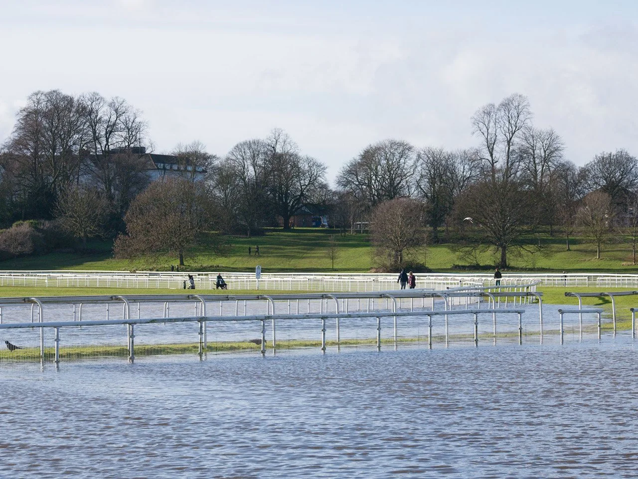 York Racecourse flooded.