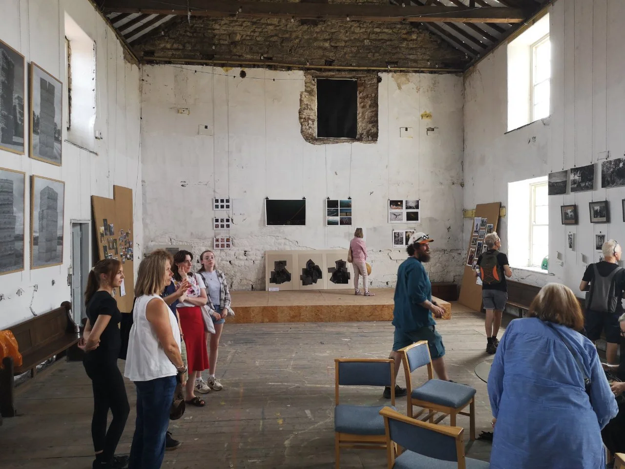 Main exhibition room at the Parish project on Spital Street in Malton.