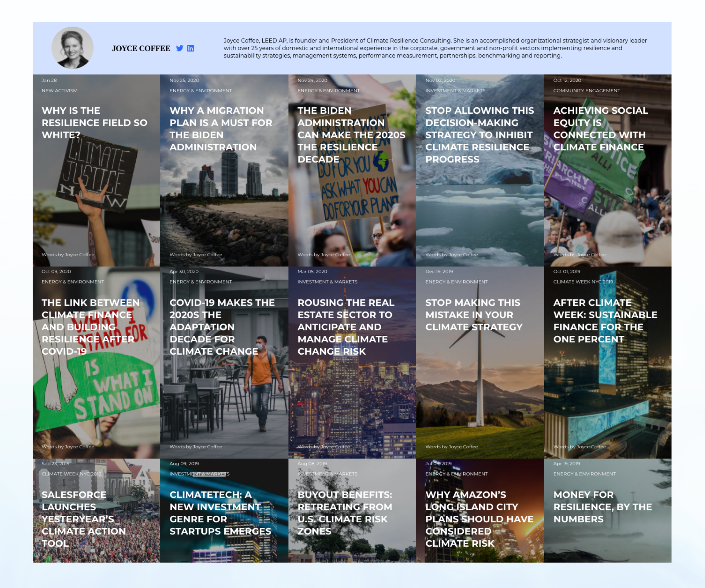 Joyce Coffee Articles