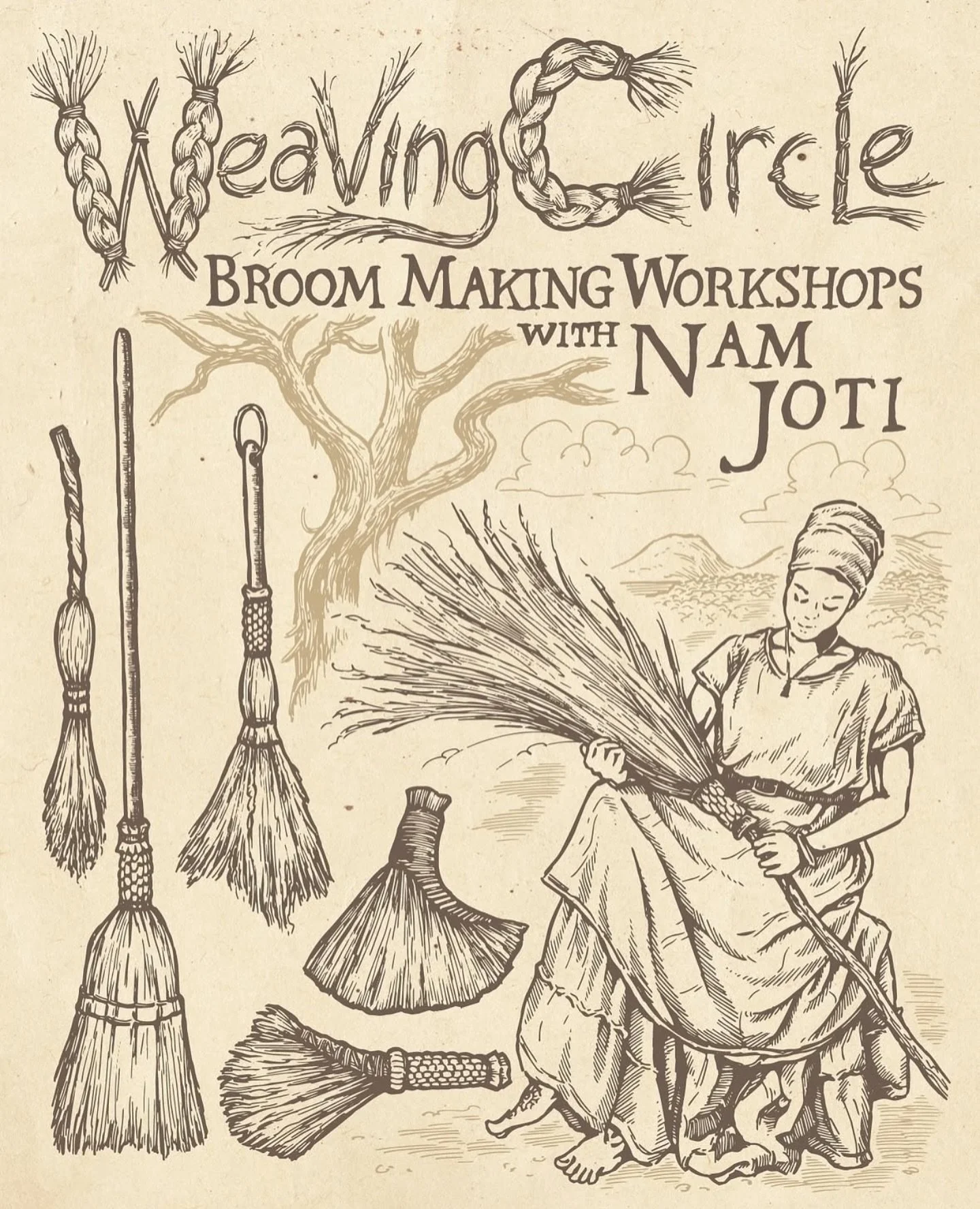 Howdy, friends,

For years folks have been asking if I offer any online classes for broom-making. Well, I have been working in collaboration with @awats29 for several months and that time has finally arrived!

I am happy to announce that Pre-Sales fo