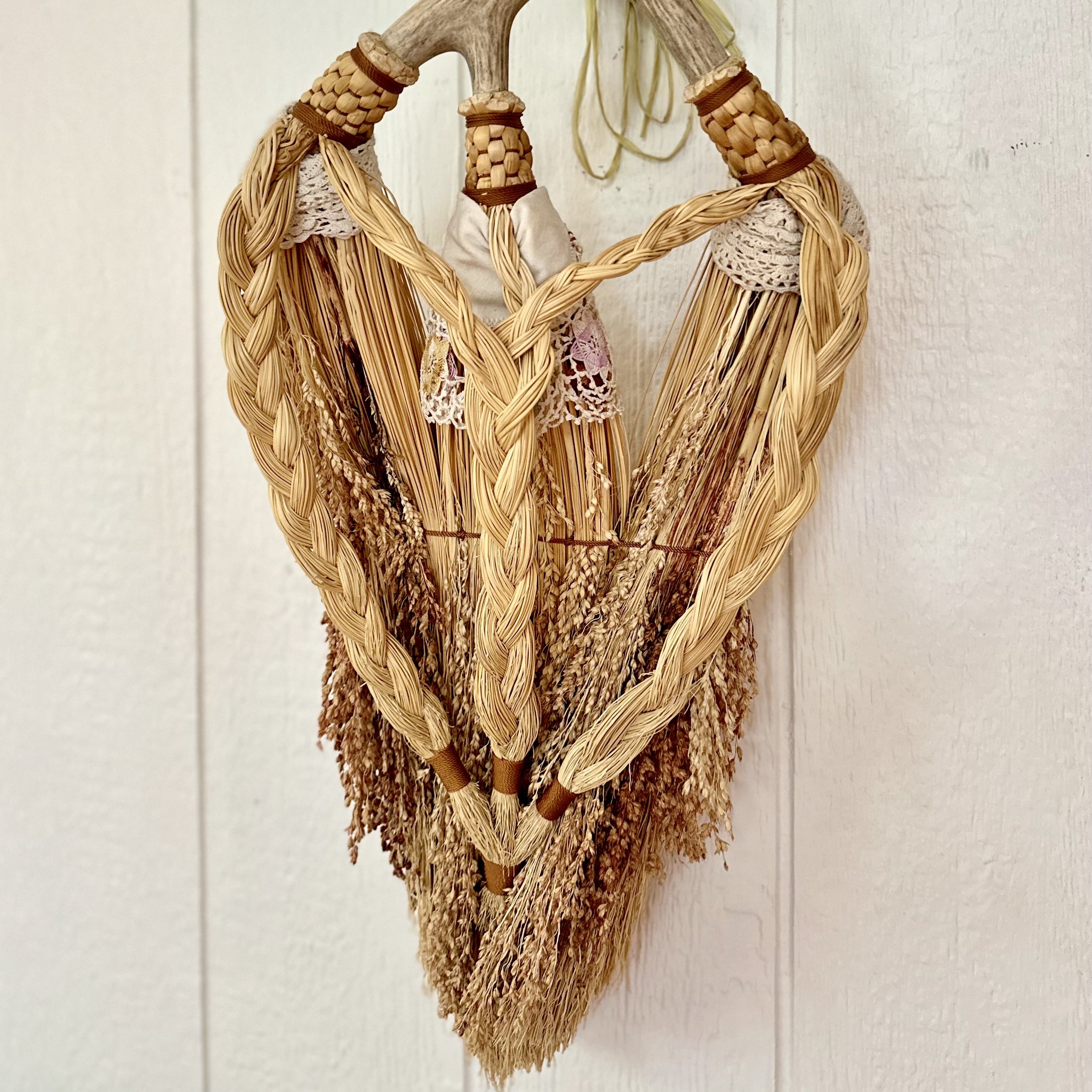 Folk Heart Broom
