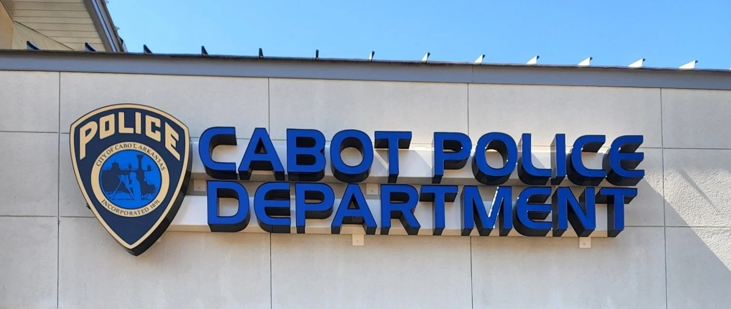 Cabot Police Department channel letter sign