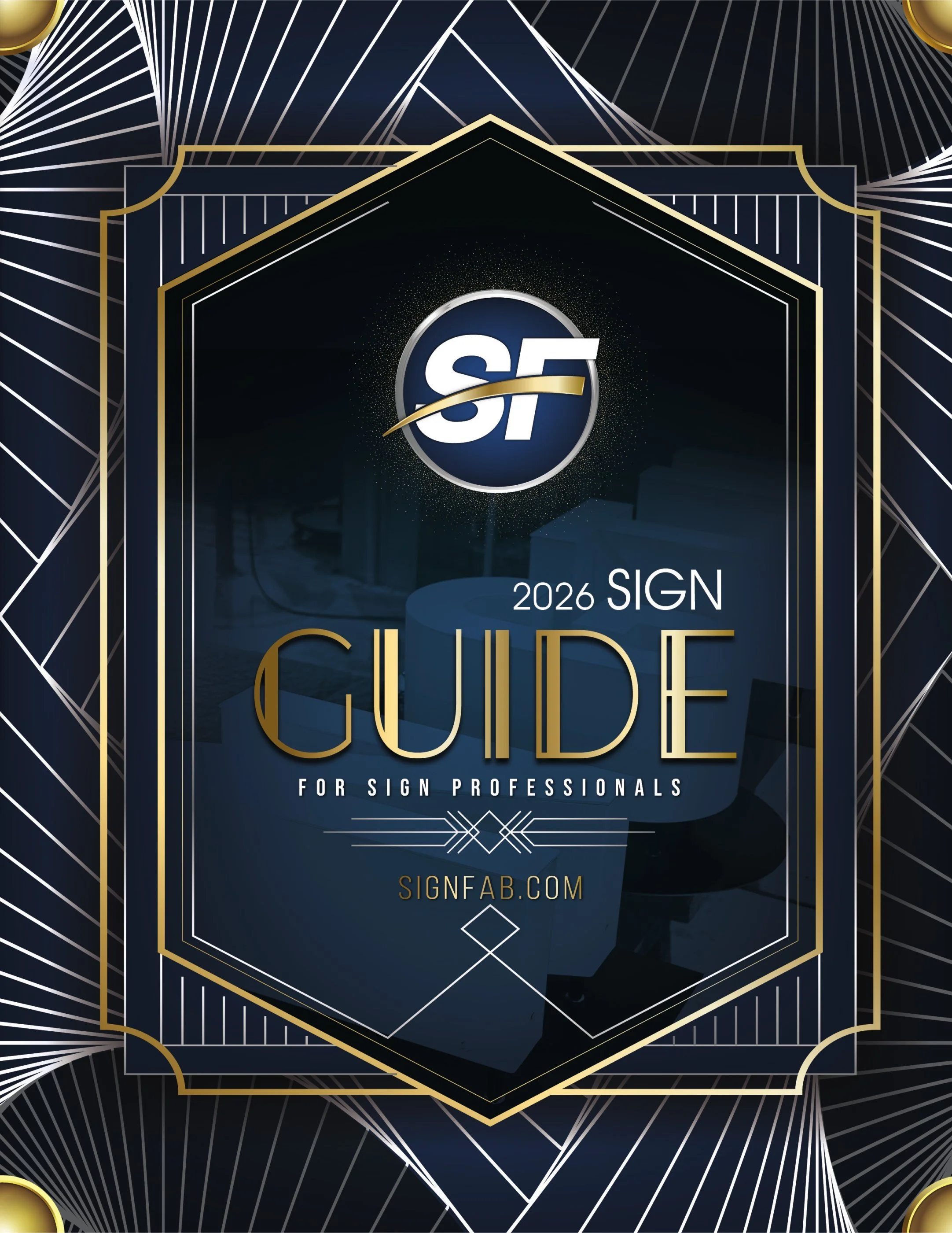 Cover of the Sign Fab 2026 Sign Guide for sign professionals