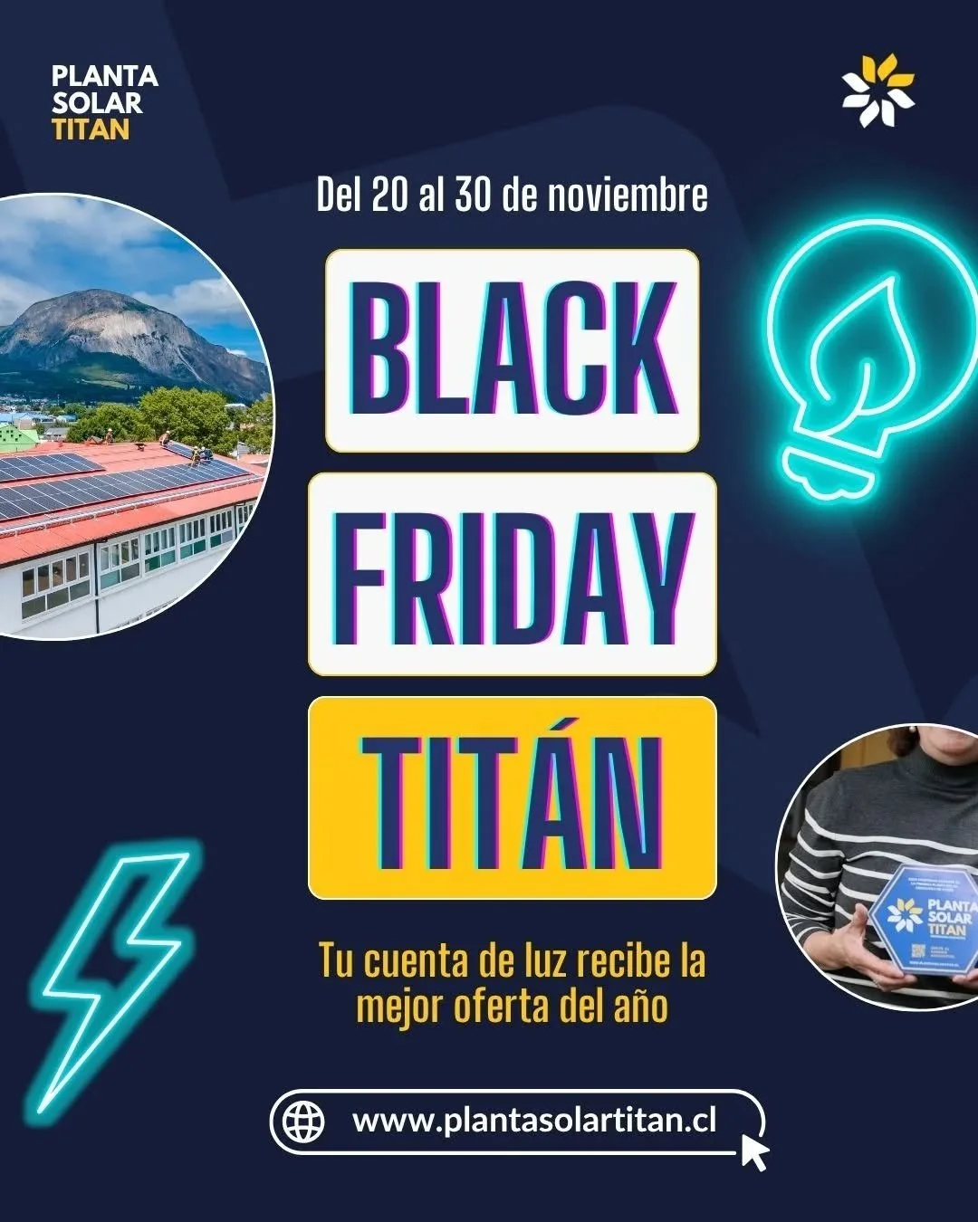&iexcl;El Black Friday que alivia tu bolsillo ya est&aacute; aqu&iacute;! 💡

Desde el 20 hasta el 30 de noviembre, Tit&aacute;n lanza una oferta &uacute;nica para ti:

👉 Completa nuestro formulario de cotizaci&oacute;n y asegura $50.000 CLP de desc