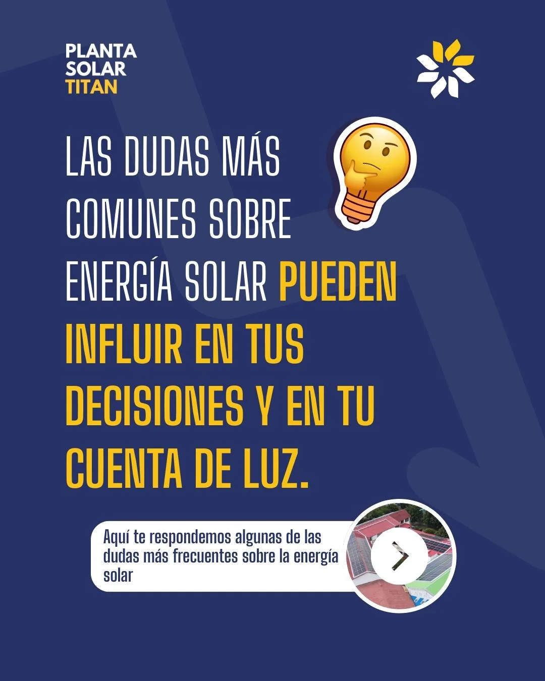 🤔 &iquest;Has pensado en energ&iacute;a solar, pero no sabes si realmente te conviene?
Muchas personas no avanzan en dar el paso hacia la energ&iacute;a solar porque tienen las mismas dudas:
si funciona con nubes, si hay que instalar cosas, si es ca