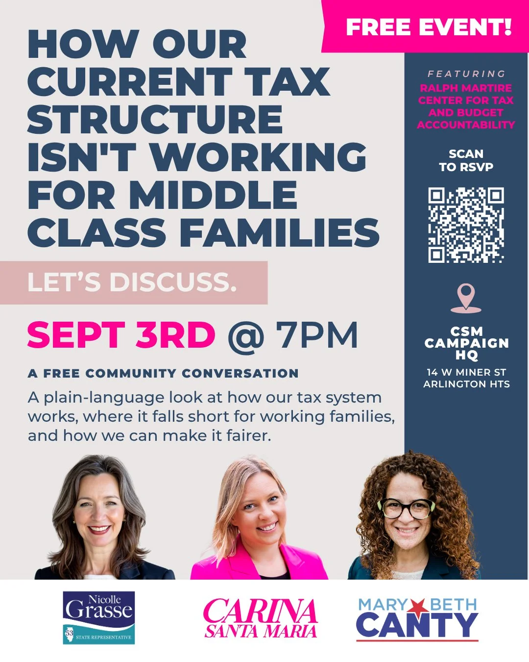 You already know your paycheck doesn't stretch like it used to. Tomorrow night we're going to explain why.

Ralph Martire from the Center for Tax and Budget Accountability is coming to break down how Illinois actually taxes people, in plain language.
