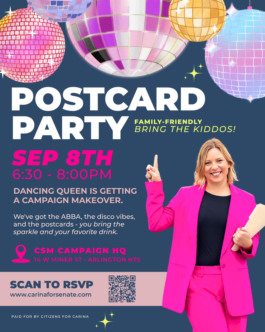 ABBA Postcard Party