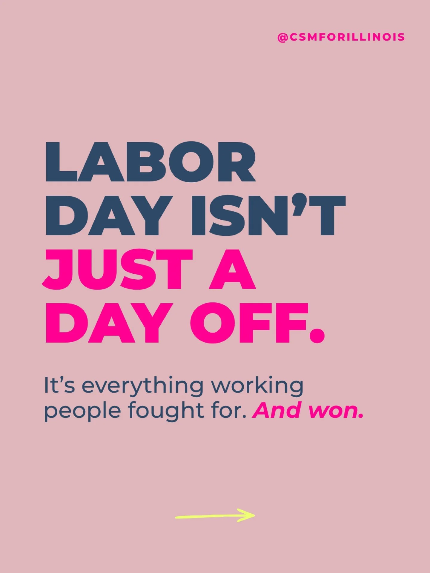 Labor Day isn&rsquo;t just a long weekend. It exists because workers organized, showed up, and fought for the basic protections so many of us now take for granted.

That matters to me.

For more than 20 years, I&rsquo;ve worked alongside families who