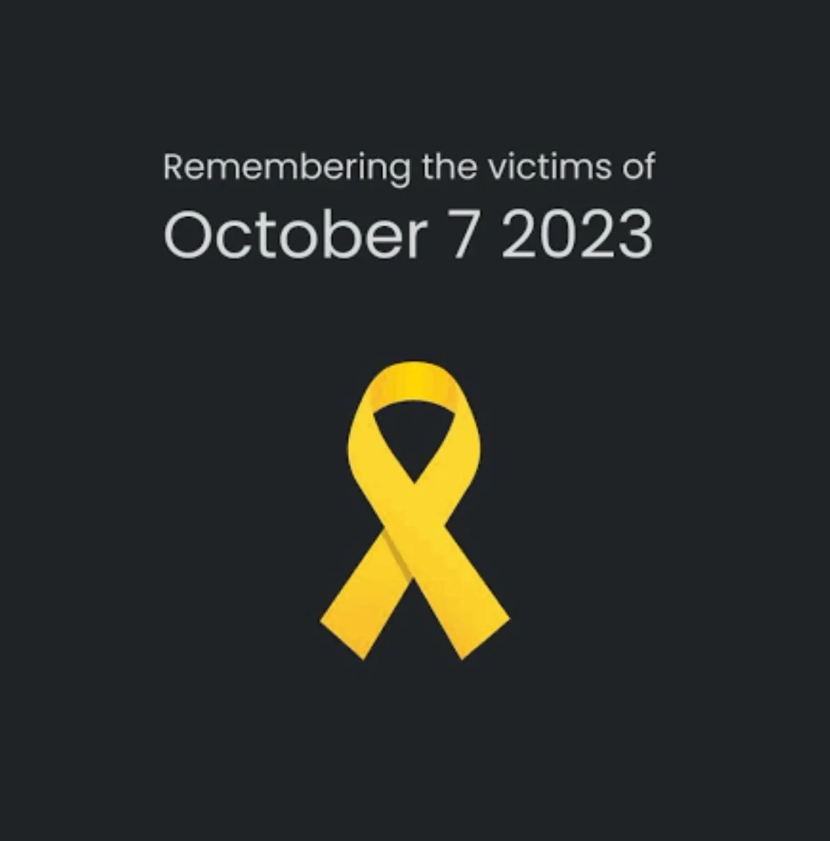 Today, we remember the people whose lives were taken on October 7, those who were taken hostage, their families, and everyone whose life was forever changed by the horrific attack carried out by Hamas.

Three years later, far too many people continue