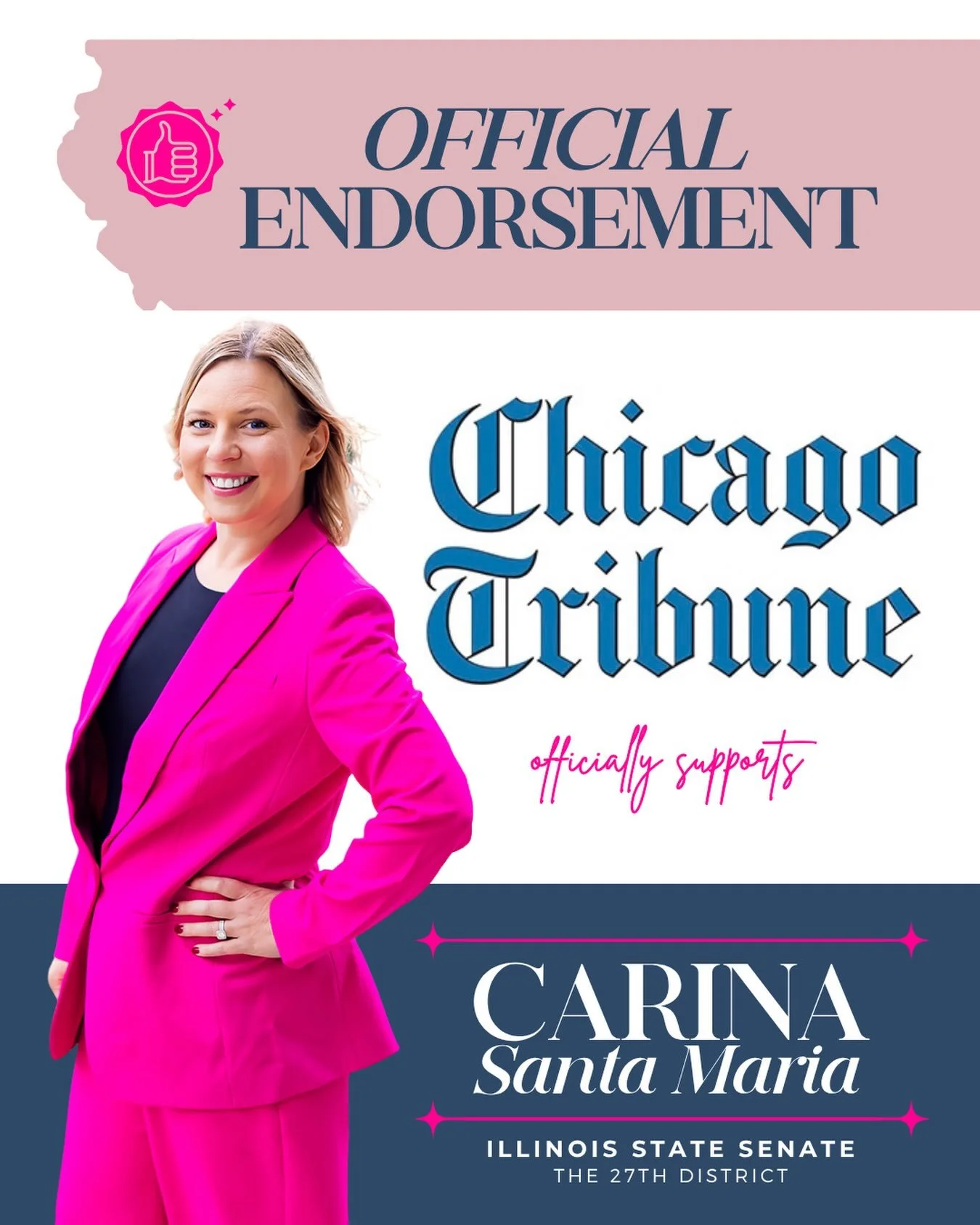I&rsquo;m incredibly honored to receive the Chicago Tribune&rsquo;s endorsement for Illinois State Senate District 27!

I&rsquo;ve spent my career turning compassion into action and connecting real-world experience with meaningful policy. This endors