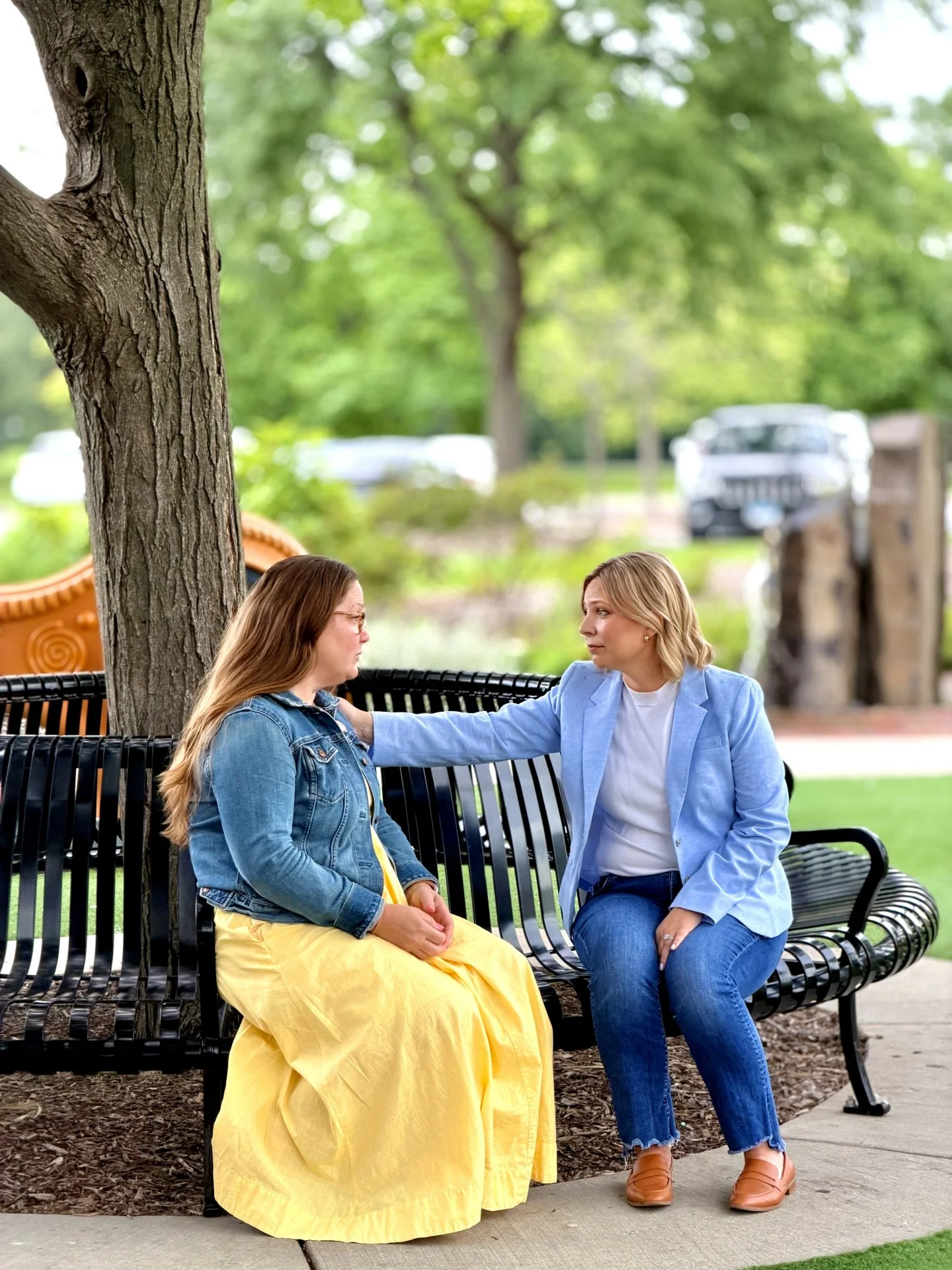 Before I ever thought about running for office, this was my job. I sat on benches and at kitchen tables and in hospital waiting rooms, and I mostly listened.

Social work teaches you to hear the thing underneath what someone is telling you. &ldquo;Th