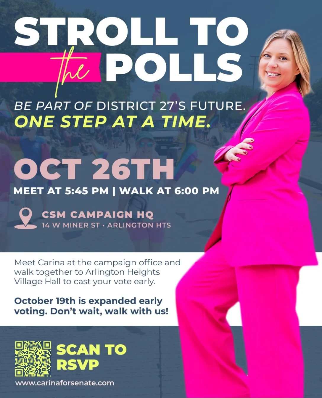 Tomorrow sounds like the perfect opportunity to cast your vote or turn in your ballot!